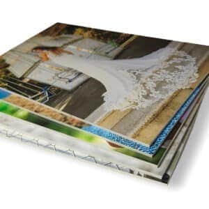 Vinilo 75x50 pegado en PVC