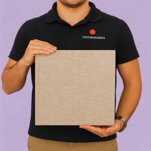 Fotolibro 28x28 Tapa Simil Lino Dura de Hojas Flexibles