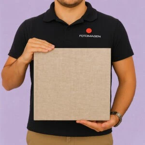 Fotolibro 28x28 Tapa Simil Lino Dura de Hojas Flexibles