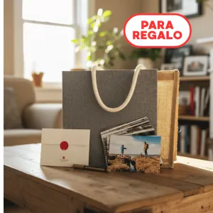 Pack Album Vintage + Bolsa + Fotos + Marcador (Para Regalo)